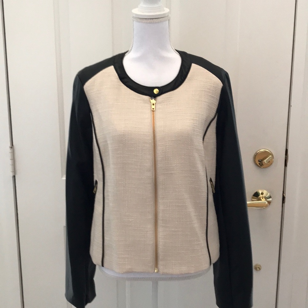 Limited Jacket with Leather Sleeves